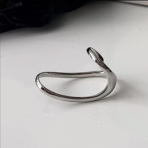 Irregular Sterling Silver Ring - Picture 7 of 17